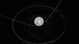 NASA’s Lucy Spacecraft Flies Through Satellite Swarm