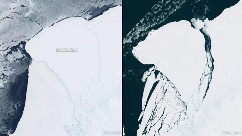 Antarctica New Iceberg A81