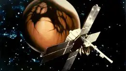 Artist Concept of Mariner 4 at Mars