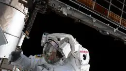 Astronaut Koichi Wakata During Spacewalk