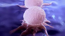 Breast Cancer Cells Dividing Illustration