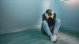 Depressed Woman Suicidal Alone