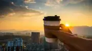 Drinking Coffee Sunrise