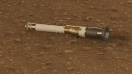 First Perseverance Sample Tube on Martian Surface