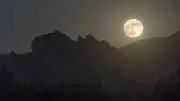 Full Moon Vasquez Rocks Natural Area Park