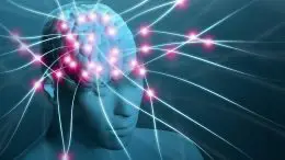 Human Brain Energy Signals Thoughts Concept