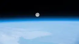 ISS Full Moon