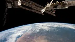 ISS Over Namibia