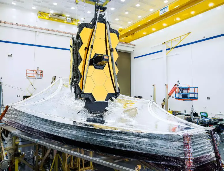 James Webb Space Telescope Five Layer Sunshield