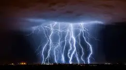Lightning Storm City