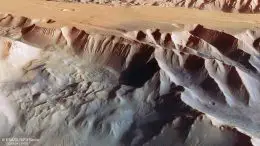 Mars Tithonium Chasma Perspective View