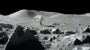 Moon Is Covered With Craters and Rocks