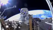 NASA Astronaut Kayla Barron Spacewalk