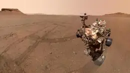 NASA Perseverance Rover Three Forks Sample Depot Selfie