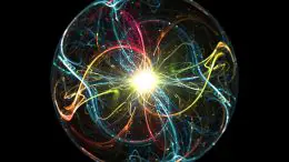 Plasma Particle Physics Art Concept