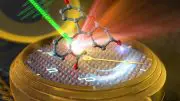 Proton Transfer of Dye Molecules to Titania Surface and Fluorescence Schematic