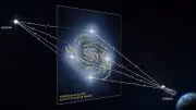 Quasar Galaxy Dark Matter Graphic Illustration