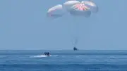 SpaceX Crew Dragon Endeavour Spacecraft Splashdown