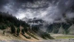 Storm Clouds Mountains India