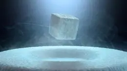 Superconductor Levitation Illustration