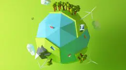 Sustainable Earth Eco Planet Concept