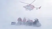 Team Dropped Off by Helicopter
