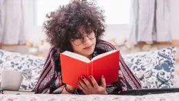 Teenage Girl Reading Book