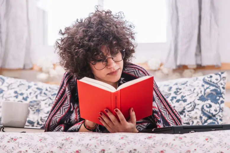 Teenage Girl Reading Book