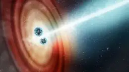 Two Neutron Stars Colliding