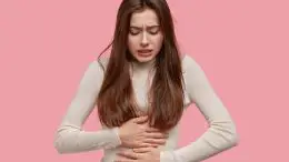 Woman Stomach Pain
