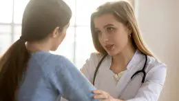 Young Female Doctor Support Miscarriage Concept